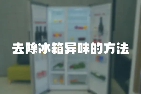 去除冰箱異味的方法