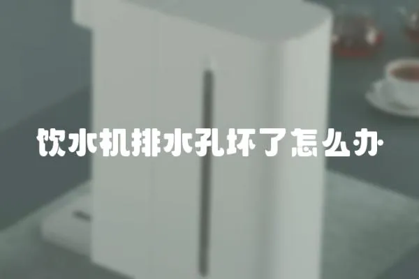 飲水機(jī)排水孔壞了怎么辦