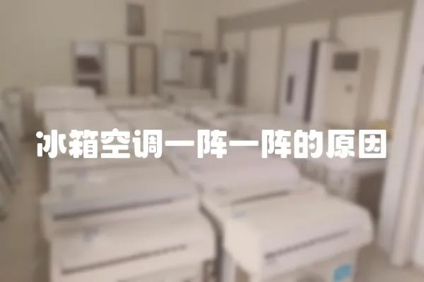 冰箱空調一陣一陣的原因