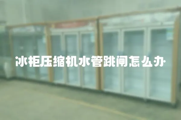 冰柜壓縮機水管跳閘怎么辦