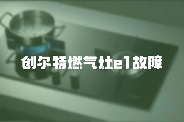 創爾特燃氣灶e1故障