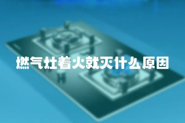 燃氣灶著火就滅什么原因