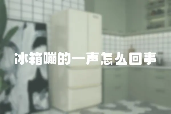 冰箱嘣的一聲怎么回事