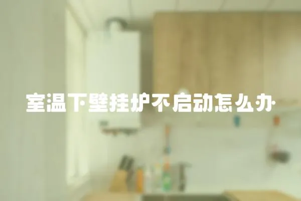 室溫下壁掛爐不啟動怎么辦