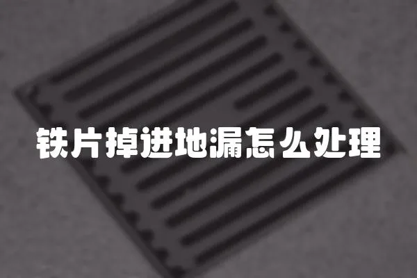 鐵片掉進地漏怎么處理