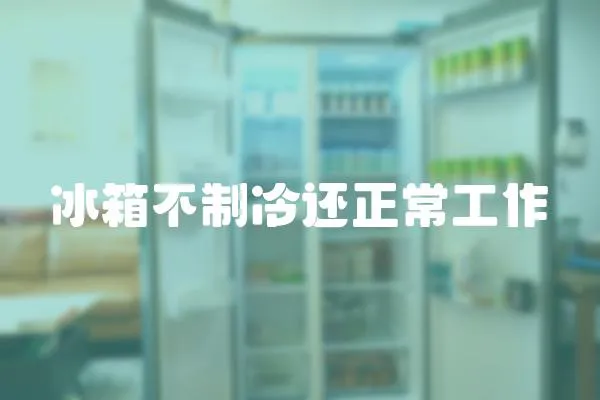 冰箱不制冷還正常工作