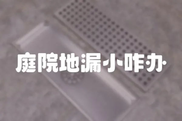 庭院地漏小咋辦