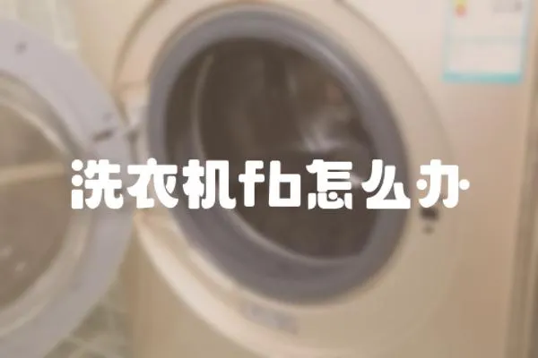 洗衣機(jī)fb怎么辦