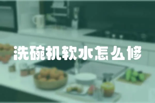洗碗機軟水怎么修