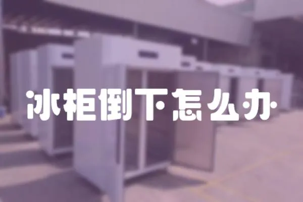 冰柜倒下怎么辦