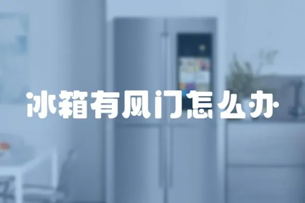 冰箱有風門怎么辦