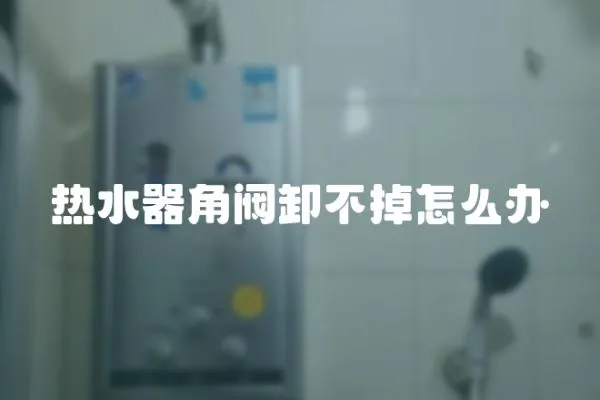 熱水器角閥卸不掉怎么辦