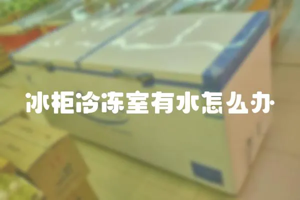 冰柜冷凍室有水怎么辦