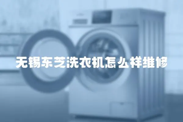 無錫東芝洗衣機怎么樣維修