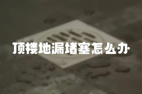 頂樓地漏堵塞怎么辦