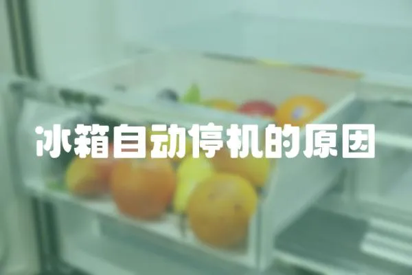 冰箱自動停機的原因