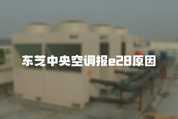 東芝中央空調報e28原因