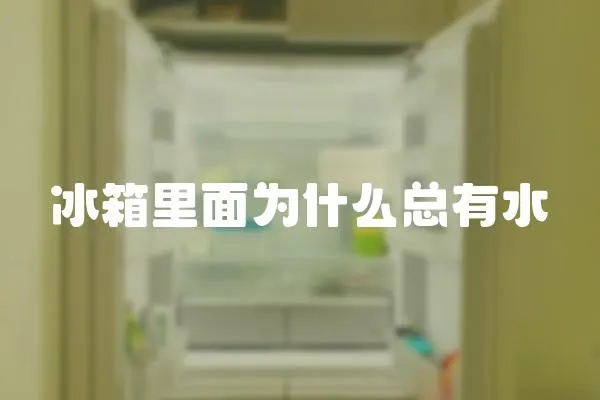 冰箱里面為什么總有水