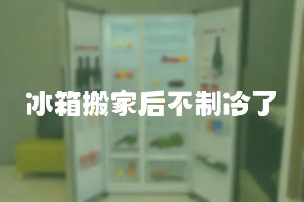 冰箱搬家后不制冷了