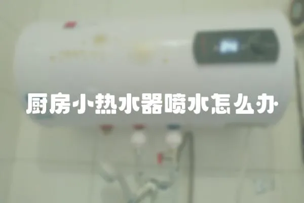 廚房小熱水器噴水怎么辦