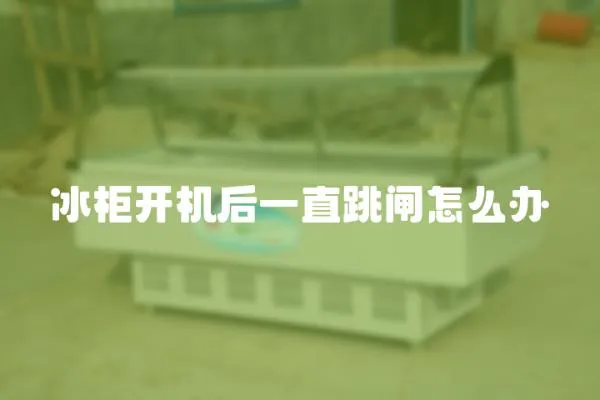 冰柜開機后一直跳閘怎么辦