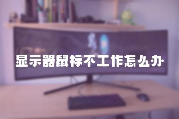 顯示器鼠標不工作怎么辦