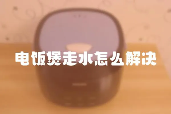 電飯煲走水怎么解決