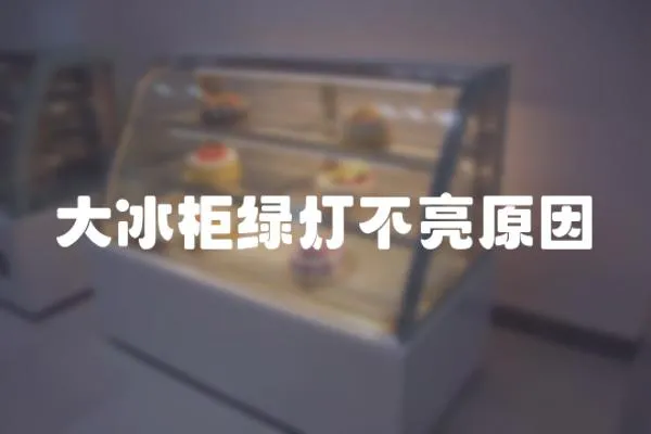 大冰柜綠燈不亮原因