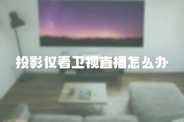 投影儀看衛視直播怎么辦