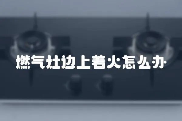 燃氣灶邊上著火怎么辦