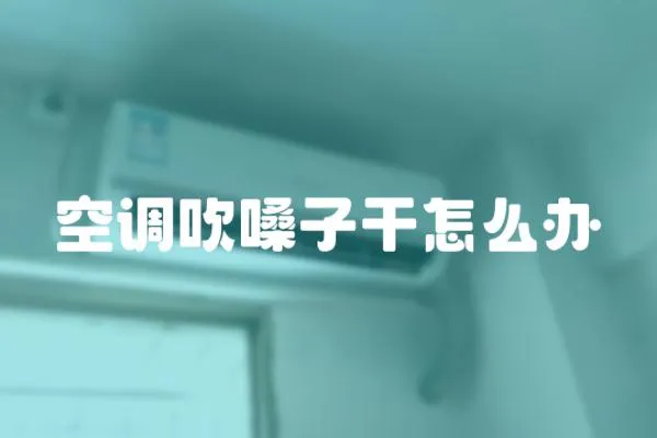 空調吹嗓子干怎么辦