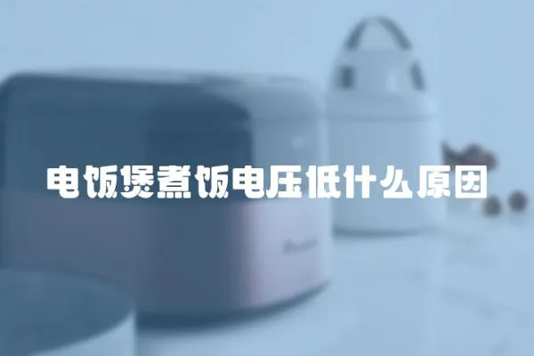 電飯煲煮飯電壓低什么原因