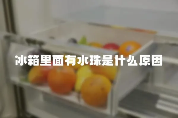 冰箱里面有水珠是什么原因