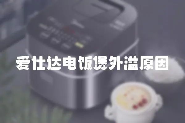 愛仕達電飯煲外溢原因