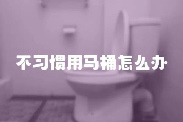 不習慣用馬桶怎么辦