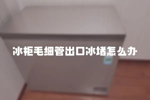 冰柜毛細管出口冰堵怎么辦