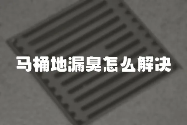 馬桶地漏臭怎么解決