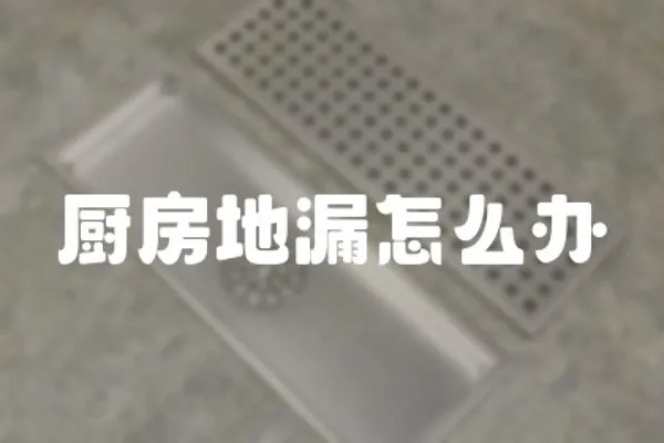 廚房地漏怎么辦