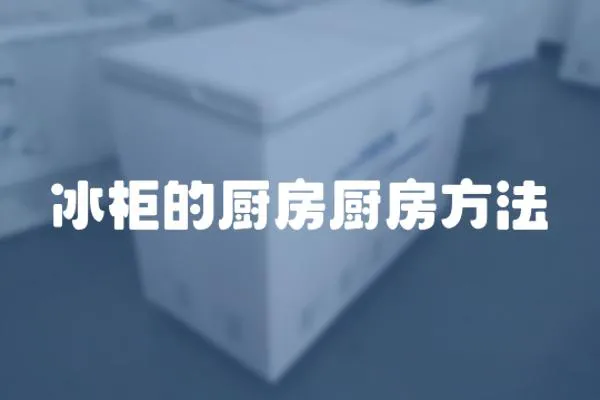 冰柜的廚房廚房方法