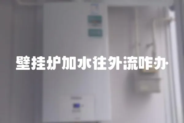 壁掛爐加水往外流咋辦