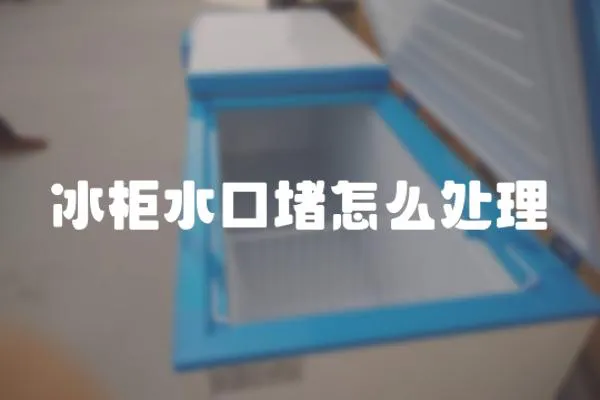 冰柜水口堵怎么處理