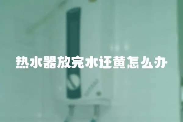 熱水器放完水還黃怎么辦