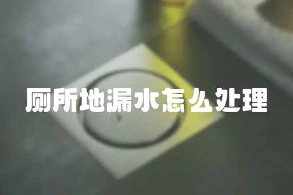 廁所地漏水怎么處理