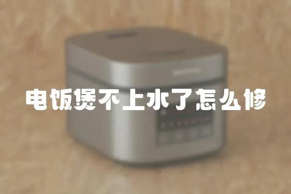 電飯煲不上水了怎么修