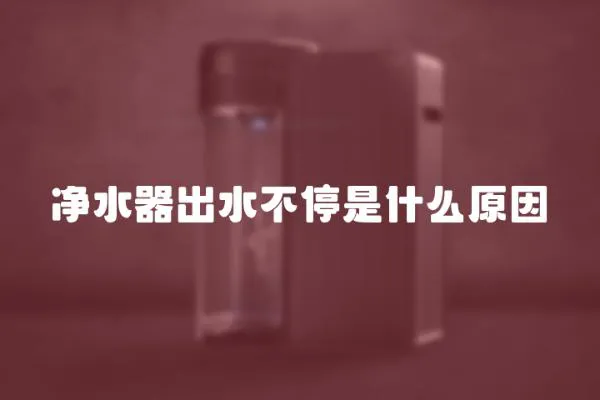 凈水器出水不停是什么原因