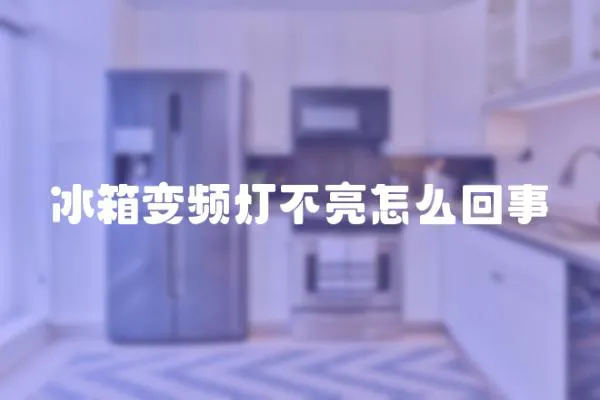 冰箱變頻燈不亮怎么回事