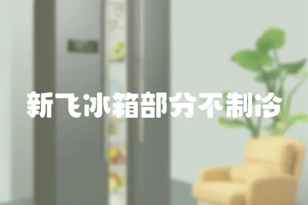 新飛冰箱部分不制冷