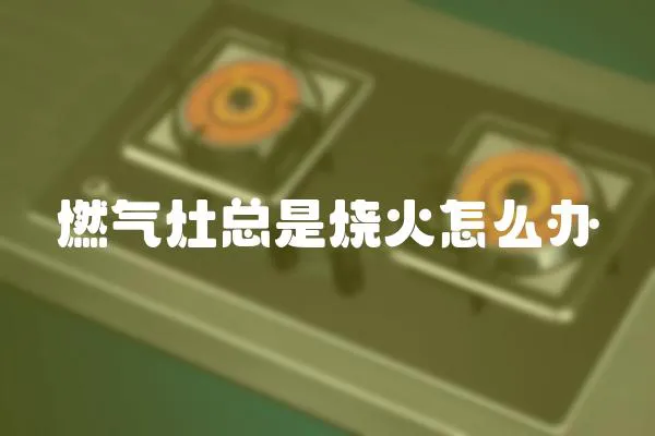 燃氣灶總是燒火怎么辦