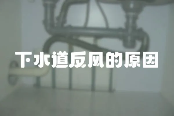 下水道反風的原因