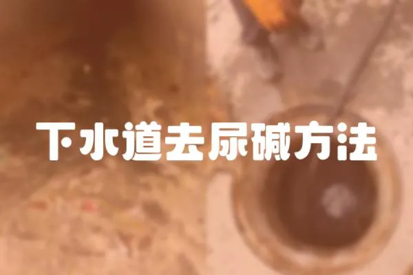 下水道去尿堿方法
